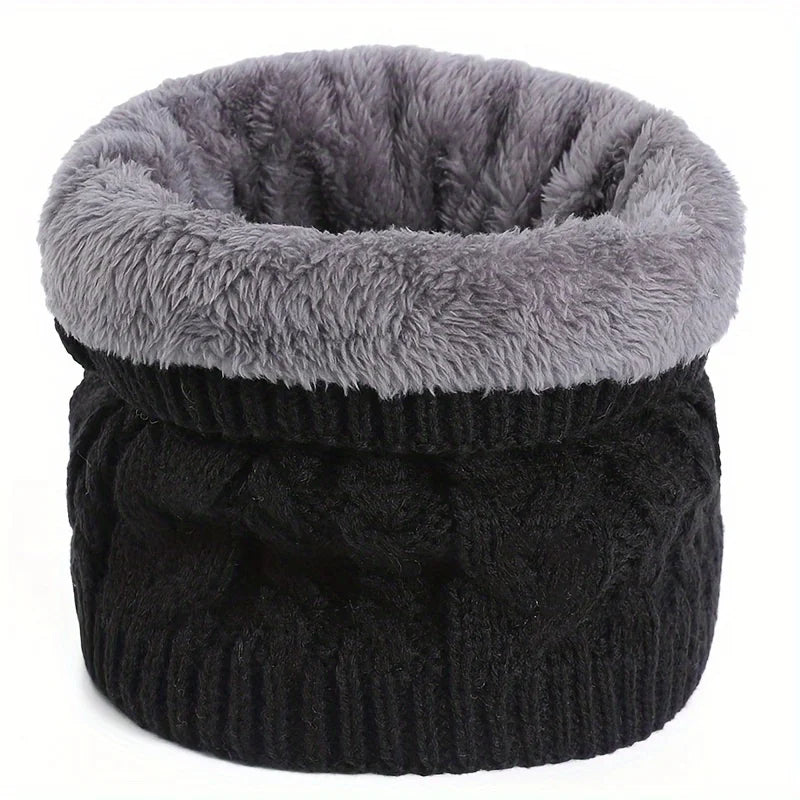 Fashion Polyester Fiber Neck Warm Scarf Suitable for Comfortable Winter Accessories for Men and Women in Cold Weather