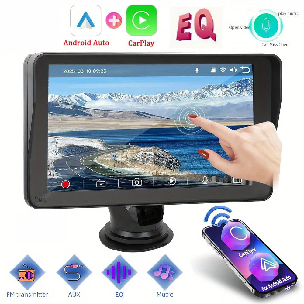 7 inch car stereo is convenient to integrate your smart phone via wired connection or wireless connection to carplay