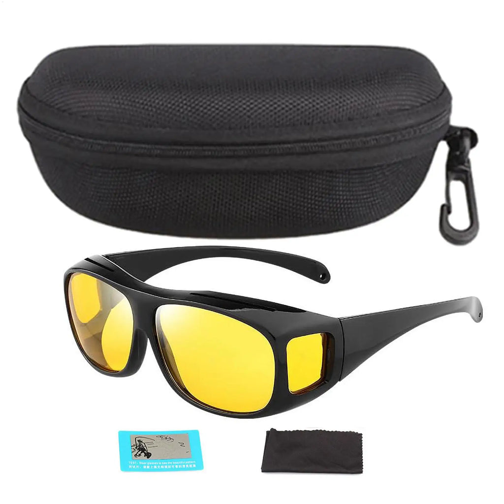 Anti-Glare Night Vision Driver Goggles Fashion Sunglasses Cycling Goggles Night Driving Enhanced Light Glasses Car Accessries