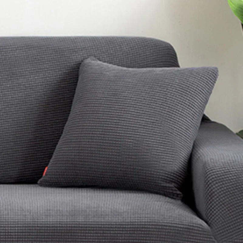 Solid Color Corn Grain Cover Candy Color Pillow Cover for Sofa Office Waist Back Cover Home Decorative Pillowcase Decoration