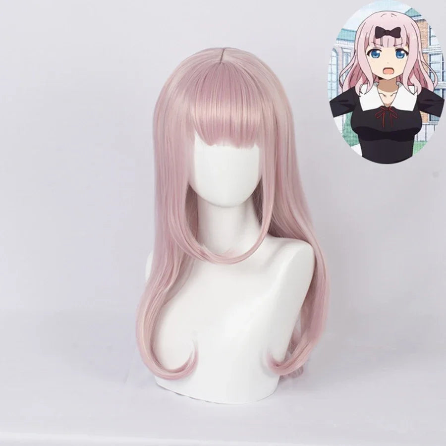 Anime kaguya-sama: Love Is War Cosplay Shinomiya Kaguya Fujiwara Chika Costumes uniforme perruque femmes filles robe Costume