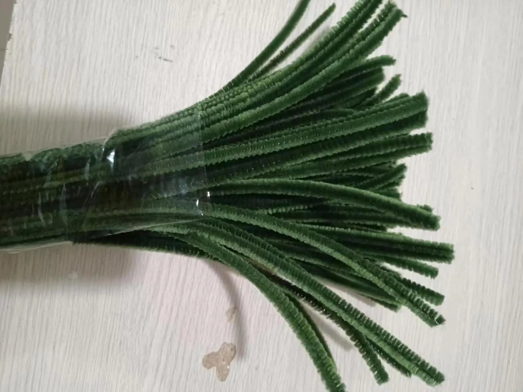 100/200/300/500/1000pcs DIY Plush Chenille Sticks Stem Pipe Cleaner HandCraft part for Spring Xmas Halloween Newyear Easter