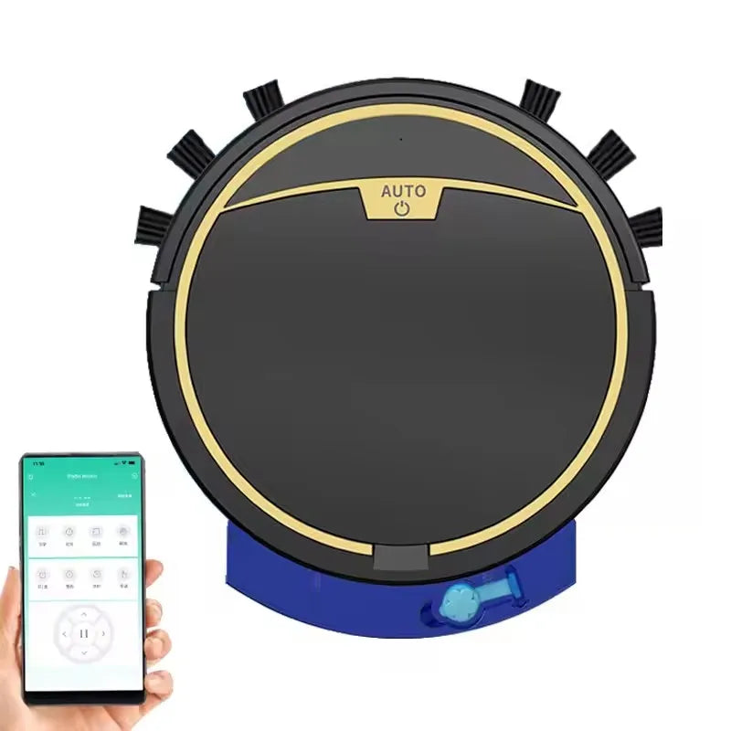 New Wireless Smart Vacuum Cleaner App Control Wet And Dry Floor Sweep 2800PA Suction Super Quiet Mopping Machine Cleaning Robot