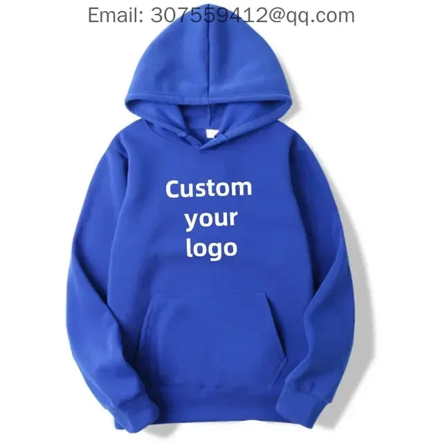 Free Addition of Logo for Men's and Women's Customized Hoodies, with the Option to Print Photos and Logos of Your Design as High