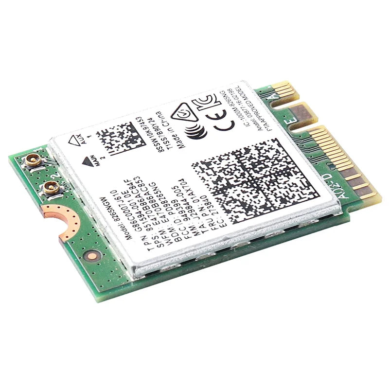 Wireless-AC 8265 Dual Band 2.4G/5Ghz Wifi Bluetooth Wlan For 8265NGW NGFF 802.11ac 867Mbps 2x2 MU-MIMO BT 4.2 Card - Free Items Weekend.