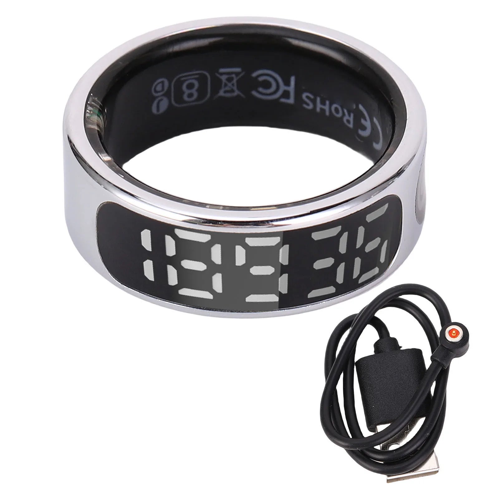 Smart  Sports Sleep Monitoring  Control Stainless Steel Health   with Display Screen Smart Health