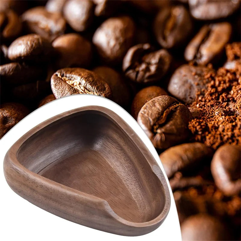Wooden Coffee Bean Dosing Cup Coffee Bean Measuring Cupping Tray Multipurpose Espresso Coffeware Accessories For Coffee Or Tea