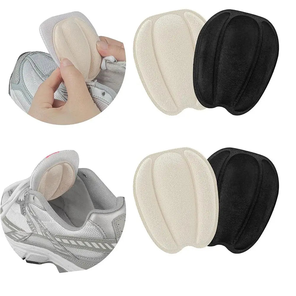 Replacement Non Slip Shoe Tongue Pads Breathable Soft Heel Pads Size Reducer Shoe Filler