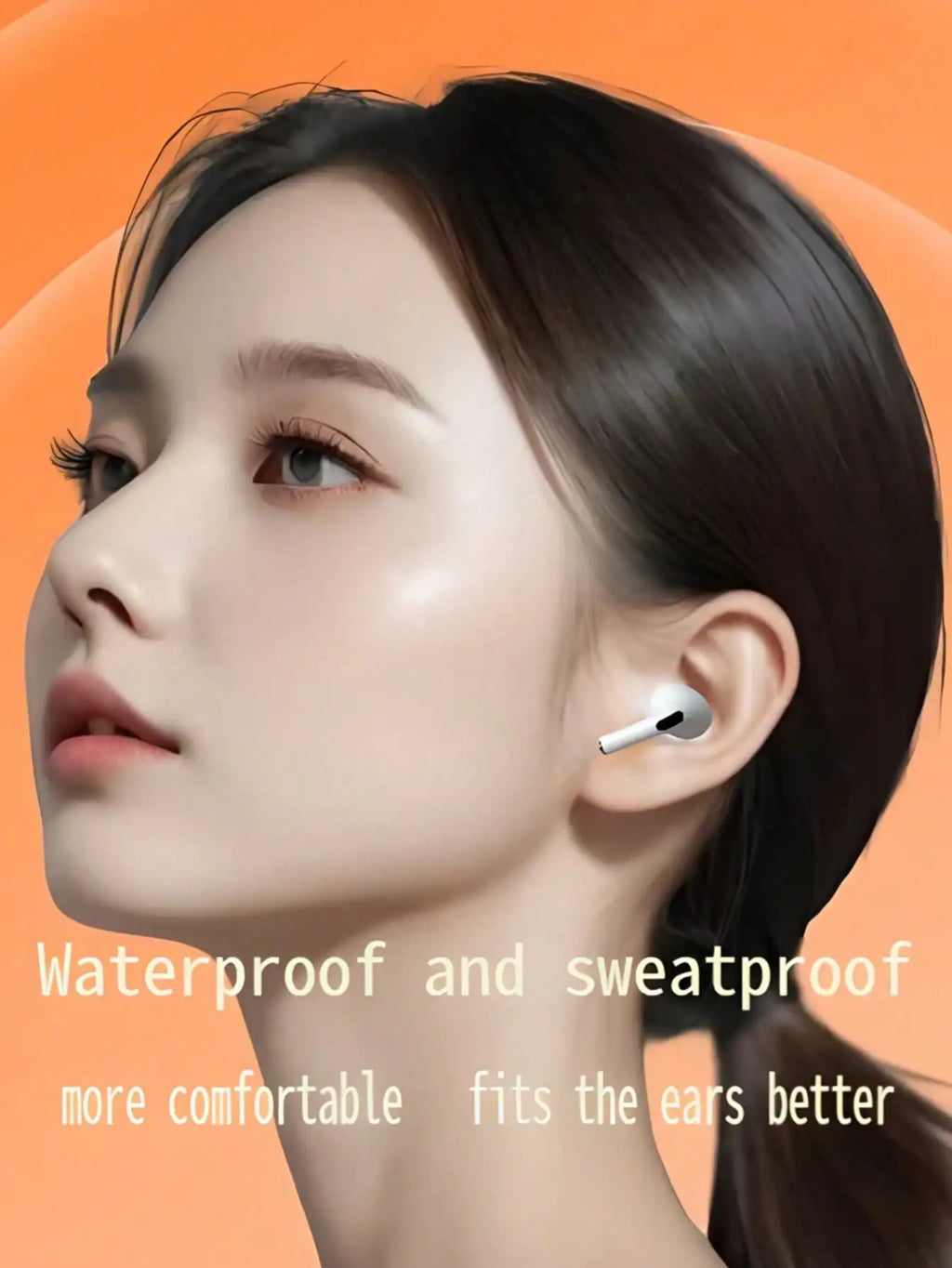 New Wireless Bluetooth Earphones,Hi-Fi Clear Sound,Comfort Fit,Smart Touch,Noise Cancelling,Ideal for Music Use - Free Item