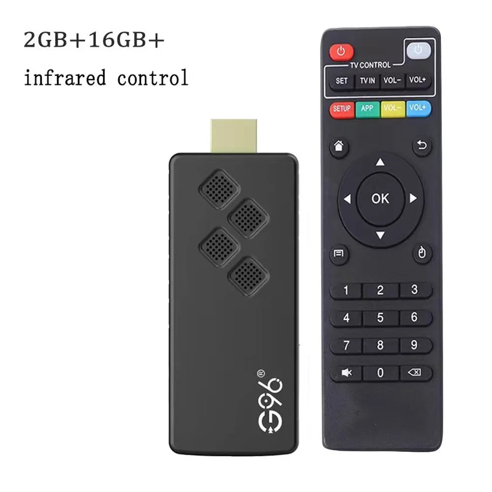 New Smart TV Stick Q2 High-performance Android 14.0 4K Ultra HD Dual Wifi 6 Bluetooth 5.0 Multi Language Streaming Media Player