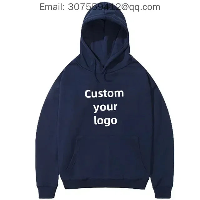 Free Addition of Logo for Men's and Women's Customized Hoodies, with the Option to Print Photos and Logos of Your Design as High
