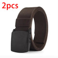 Men's Belt Outdoor Casual Canvas Belt Metal Free Training Nylon Tactical Belt With Pants Jeans Belt Sports Belts For Men Women - Free Item