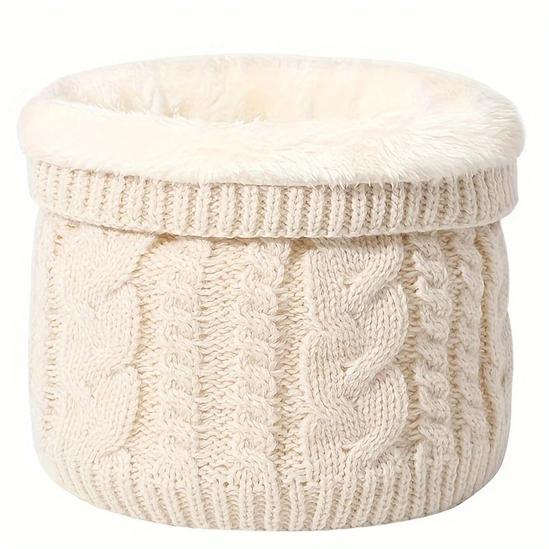 Fashion Polyester Fiber Neck Warm Scarf Suitable for Comfortable Winter Accessories for Men and Women in Cold Weather