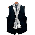 Men's Long Small Silk Scarves with Suits Spring Autumn New Fashionable Versatile Decorative Korean Version Thin  Narrow Scarves