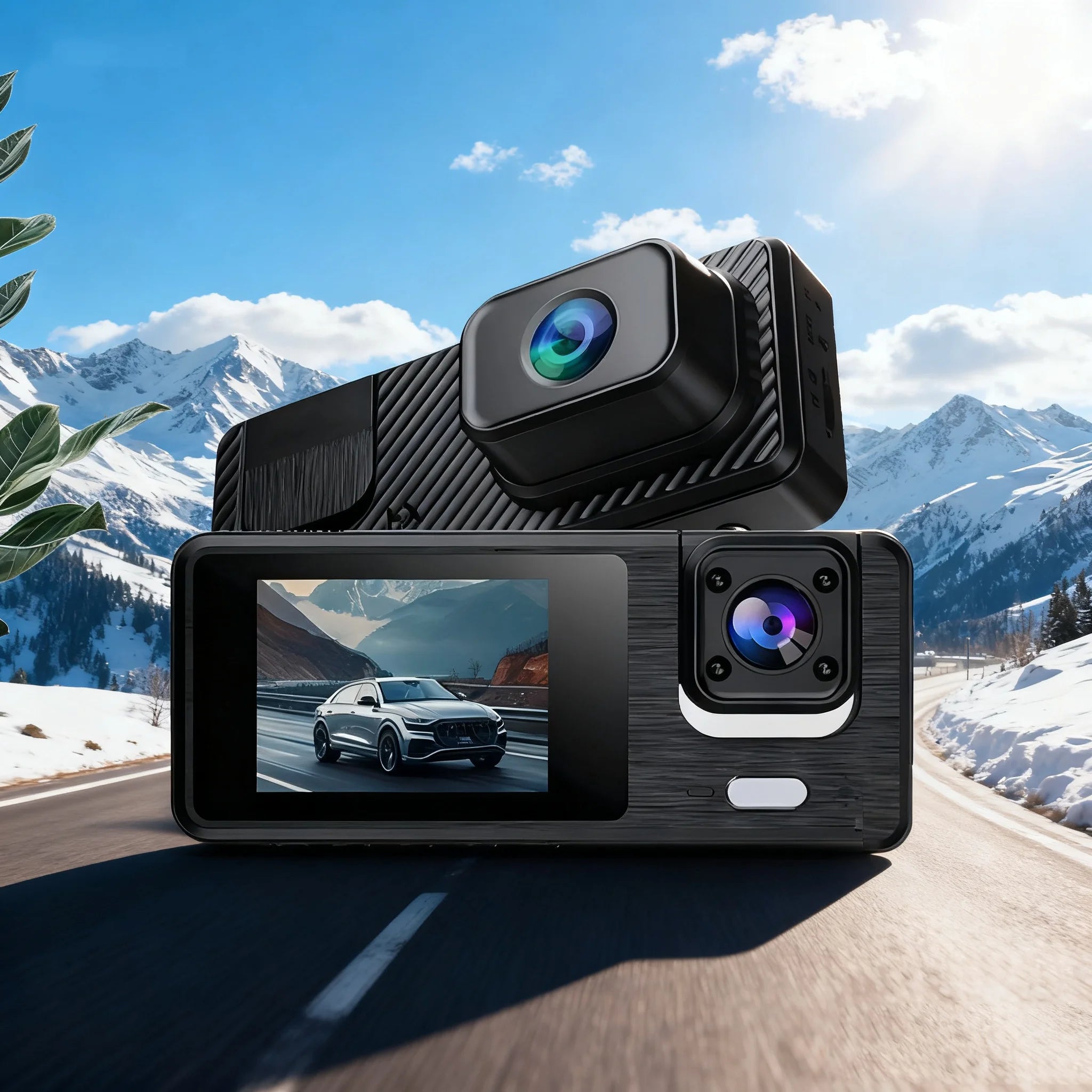 2 Camera Dash Cam For Car Camera 1080P Video Recorder  Car DVR Front Rear View Camera Night Vision Black Box Car Accessories