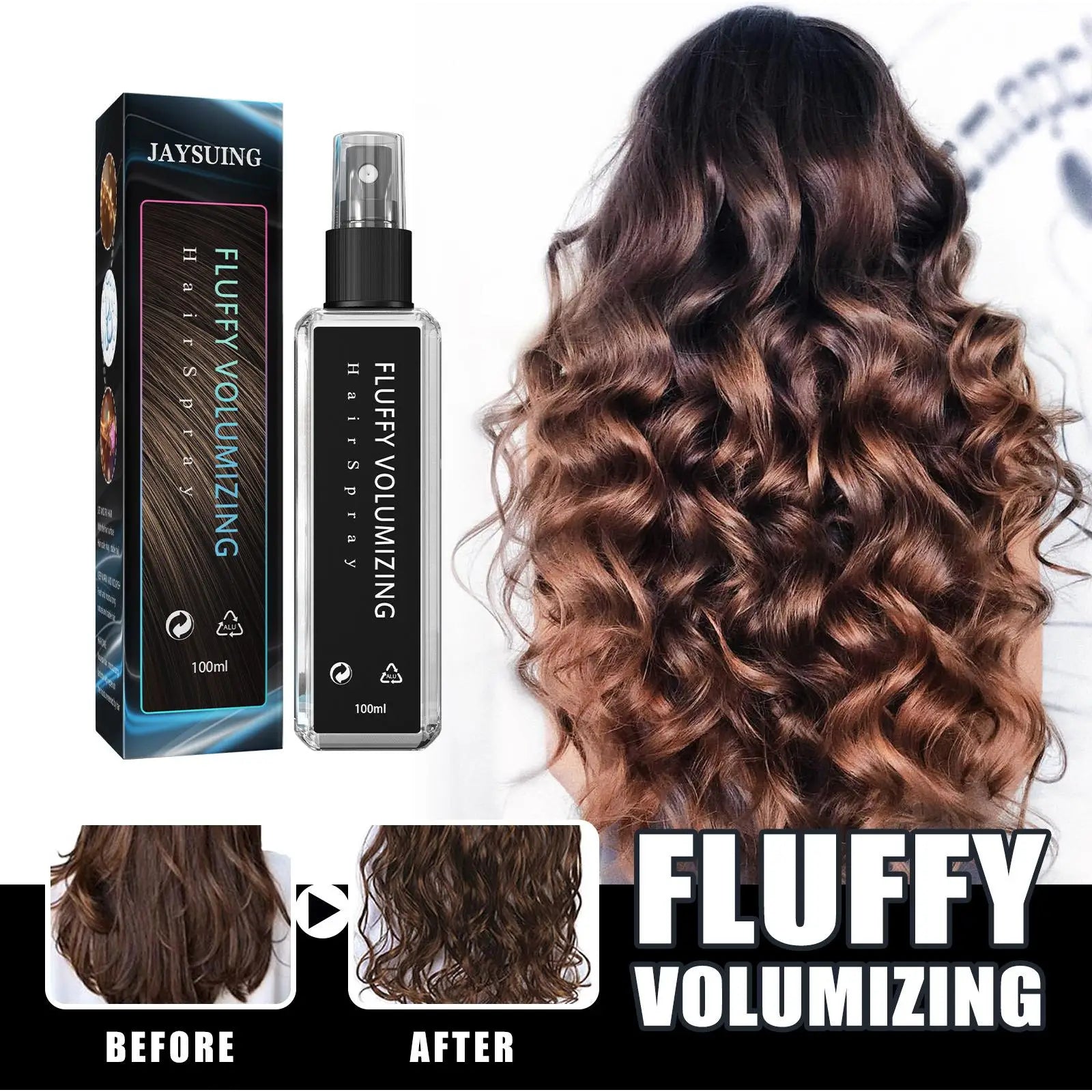 Volumizing Hair 00ml Texture Spray Makes Hair Easier Bright