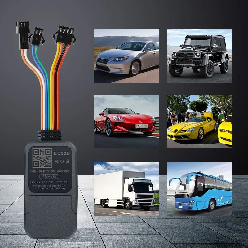 GPS Electronic Vehicle Locator for car with android ios app Trackerking EC33B 4G Open Installation With High Quality