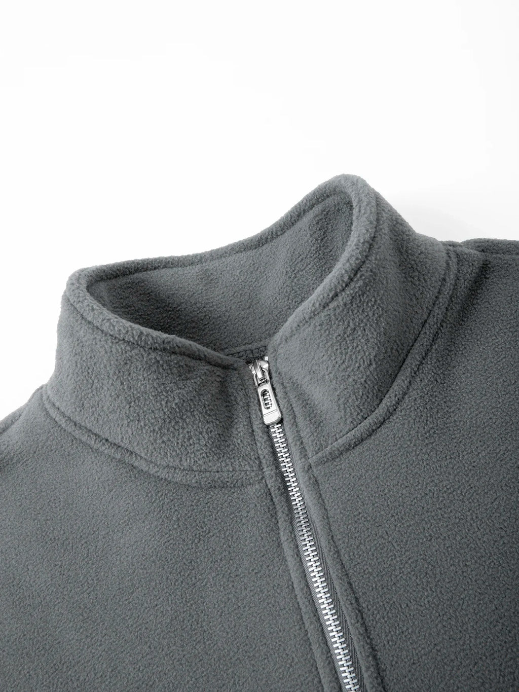 Men's Fleece Half Zipper Hoodie Autumn Winter Casual Stand Collar Pullover Soft Warm Windproof Long Sleeve Sweatshirt Streetwear