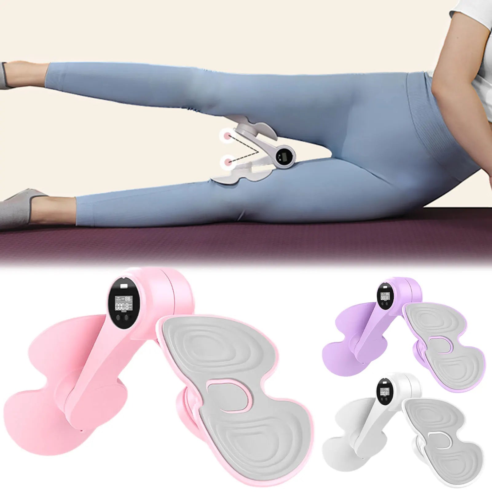 Thigh Trainers With Digital Counter For Home Gym Workout