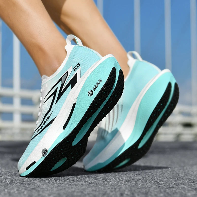 Men Running Shoes Outdoor Sports Shoes Racing Shock-absorbing Jogging Training Casual Sneakers Cushioning Walking Shoes for Men