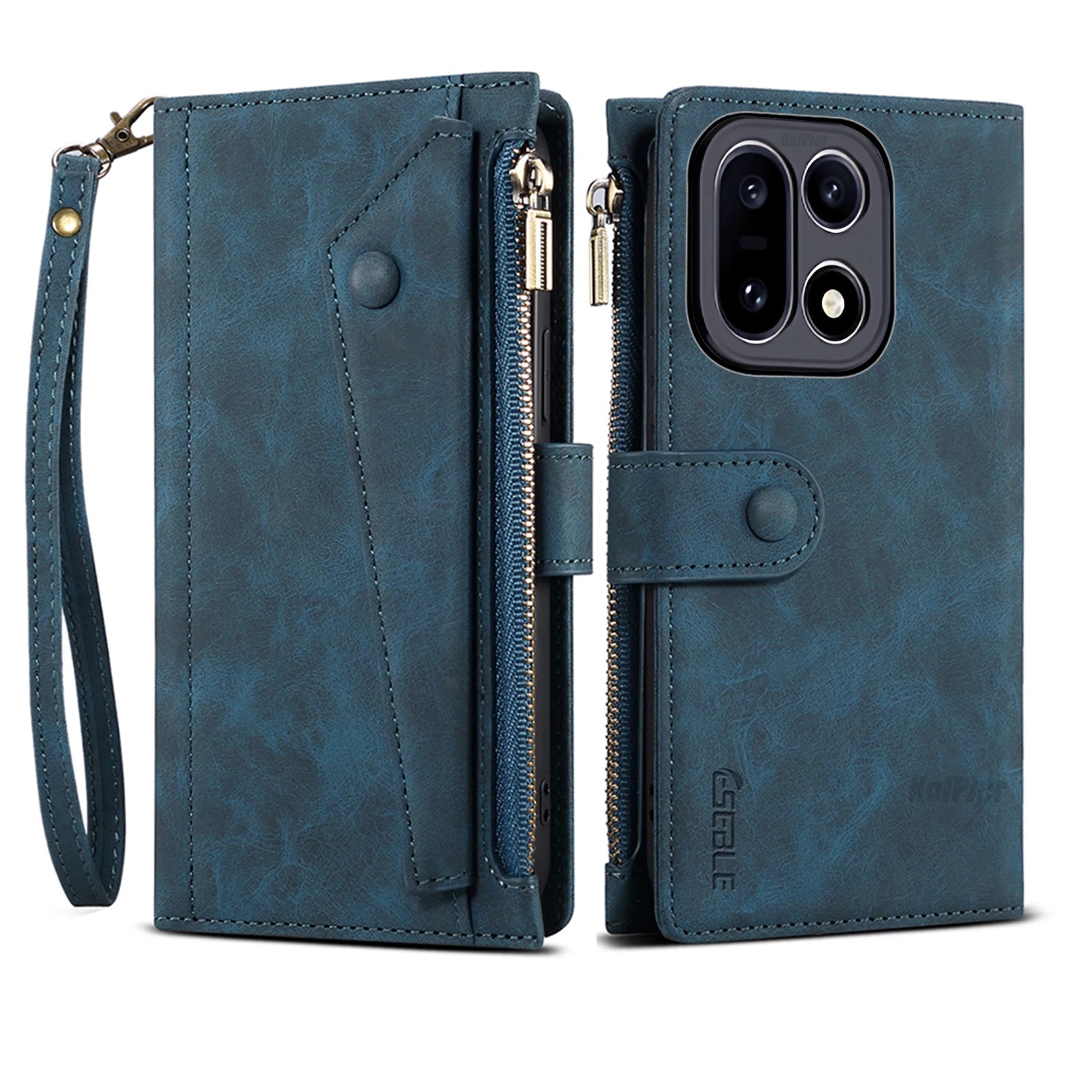New 9 Cards Zipper Flip Leather Case For Oneplus 15 Wallet Book Mobile Phone Case With Free Rope for 1+15 Casing