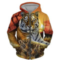 Wolf Animal Zipper Hoodie Animal 3D Print Men Women Hooded Sweatshirts Hoodies Oversized Tracksuit Hoodies Man Coat Clothing
