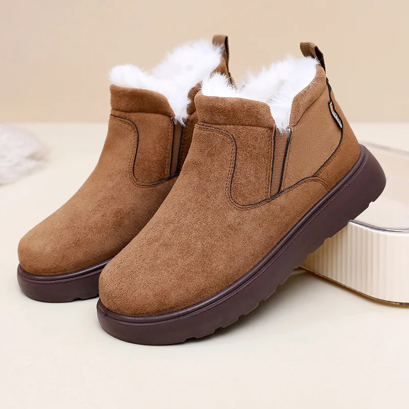 Women's 2025 Winter Cotton Shoes Comfortable and Warm Casual Versatile Thick-Soled Anti-Slip Durable Free Shipping Shoes