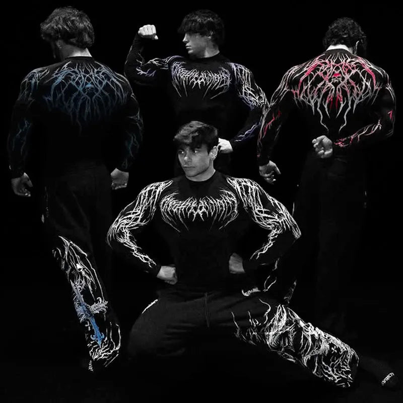 Sports Quick Drying Training Long Sleeved Men's Spring And Summer Base Shirt Long Sleeved High Stretch Compression Long Sleeved