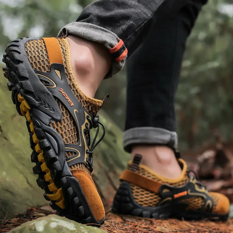 Outdoor  Anti-slip Wear-resistant Shoes for Men Hiking Shoes Jogging Trekking Sneakers Fast Zapatos Outdoor Hombre Invierno