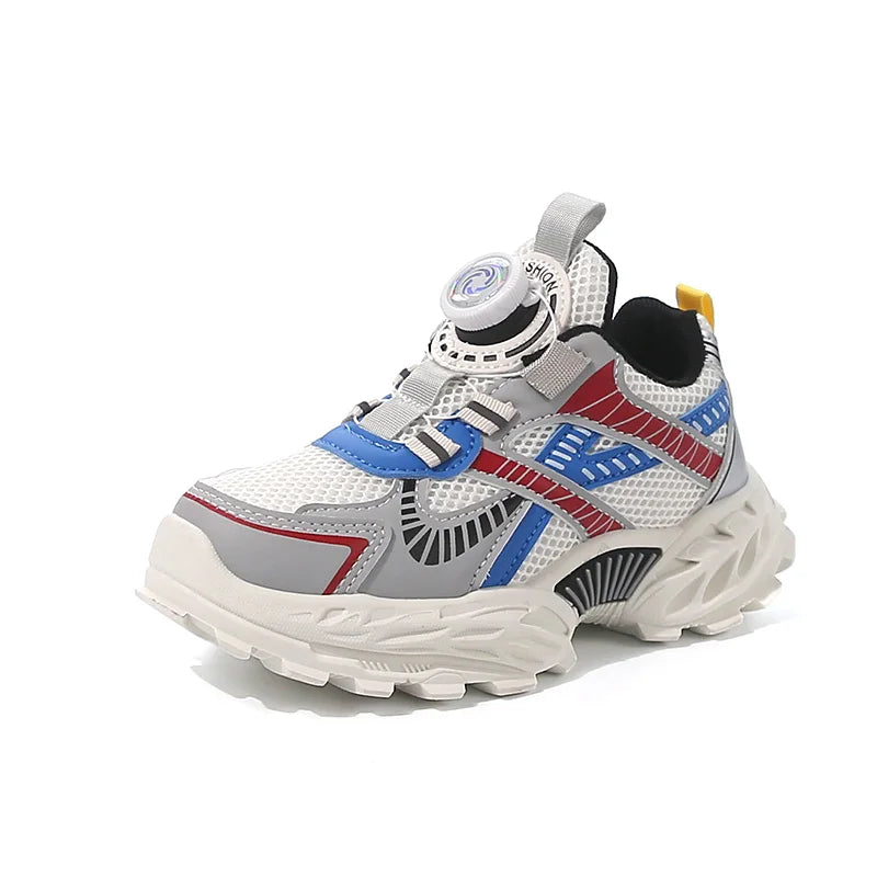 Kids Shoes 2026 New Spring and Autumn Breathable, Fashionable, Casual Sports Basketball Shoes, Teenagers' Spring Running Shoes