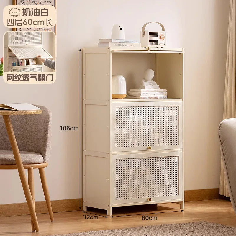 Bay window cabinet Balcony cabinet Shelf with locker Tatami strip cabinet