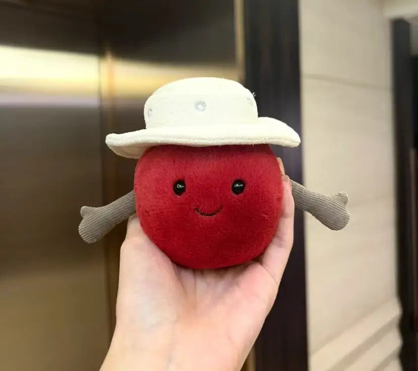 Cute Sports Ball Plush Series Soccer Basketball Tennis Soft Doll Keychain Bag Charm Stress Relief Kawaii Collectible Gift