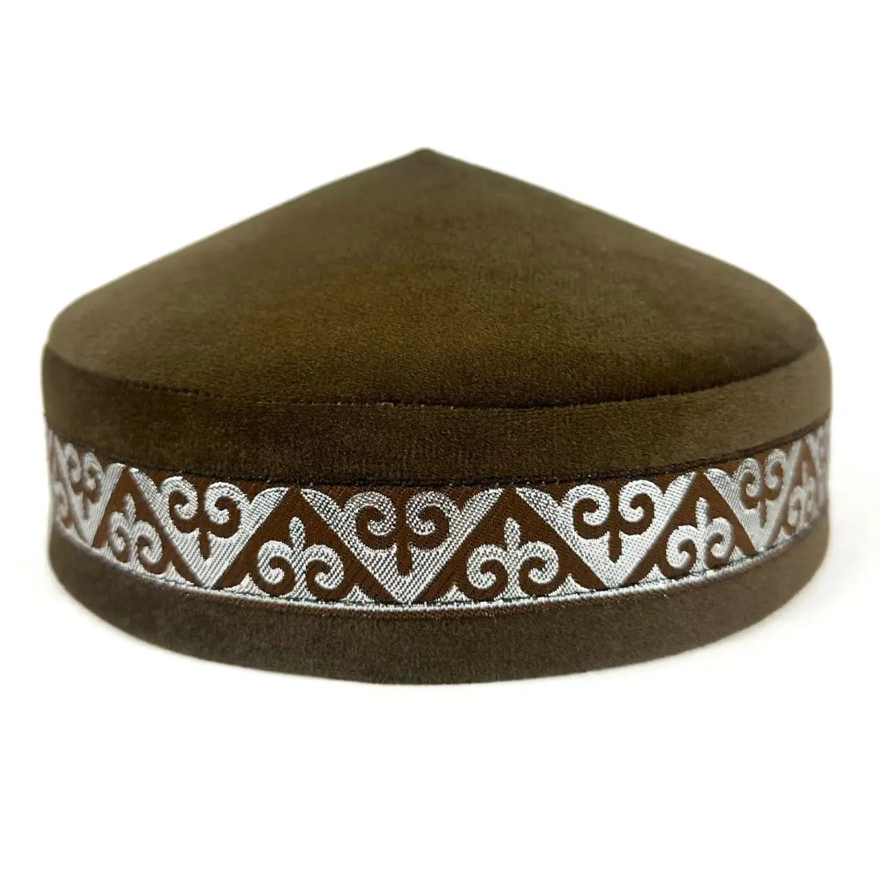 Kazakh Hats for Men Embroidered Blue Green Black Handmade Dancing Party Cotton Dubai Kufi Hijab Spring Caps Elegant