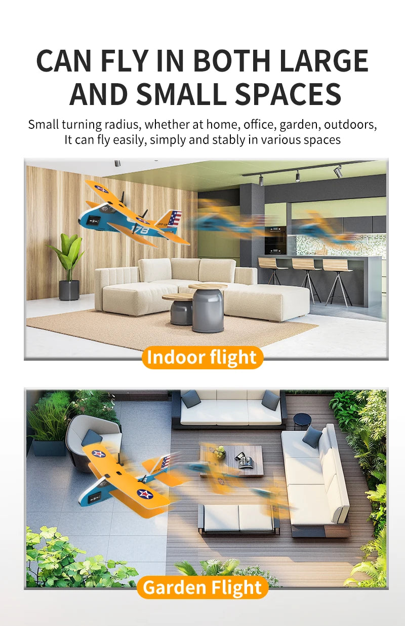 Professional RC Plane 2.4G Radio Remote Control Airplane EPP Foam Aircraft Glider Flying Model Jet Toys For Children Gifts