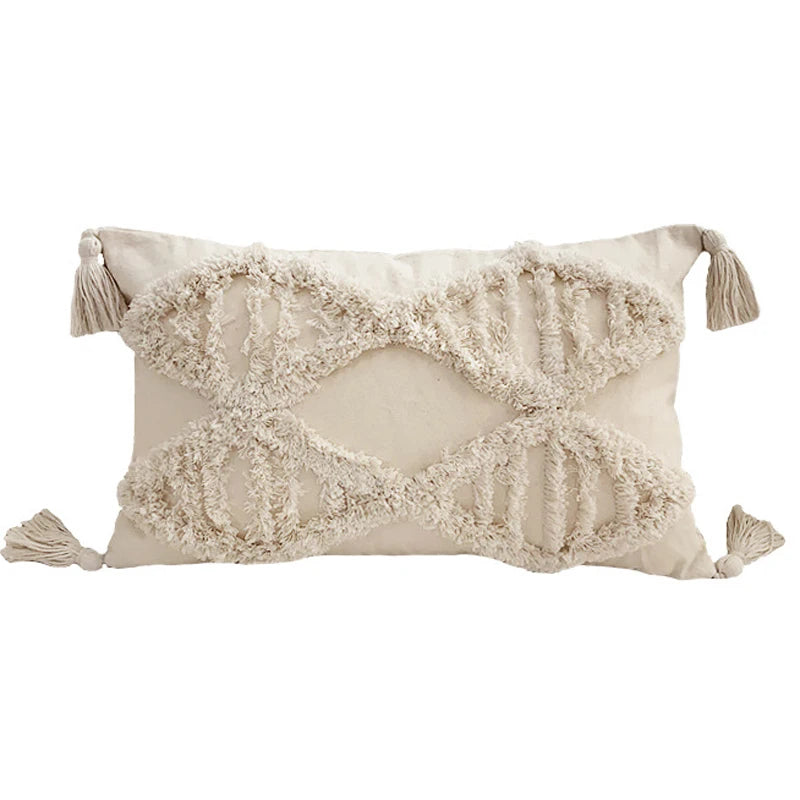 45 * 45/30 * 50cm Moroccan Bohemian Plucked Nordic Style Pillowcase Hotel Home Living Room Sofa Cushion Cover