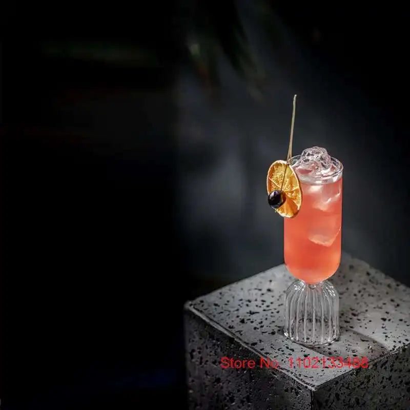 New Kelp Skirt Cocktail Glass Cup Modern Minimalist Glassware Party Champagne Flutes Juice Drink Cup Beer Mug Breakfast Milk Cup