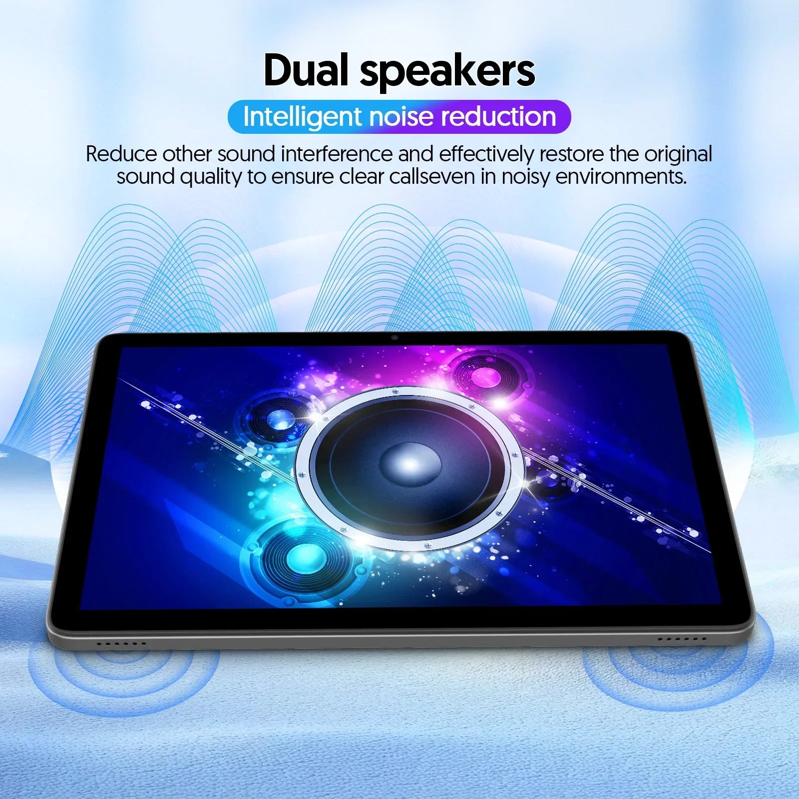 BAKEN 10-inch Android 15 tablet, A333 penta-core processor, 24GB (6GB + 18GB expansion) RAM + 128GB ROM, 5G WiFi, 8000mAh