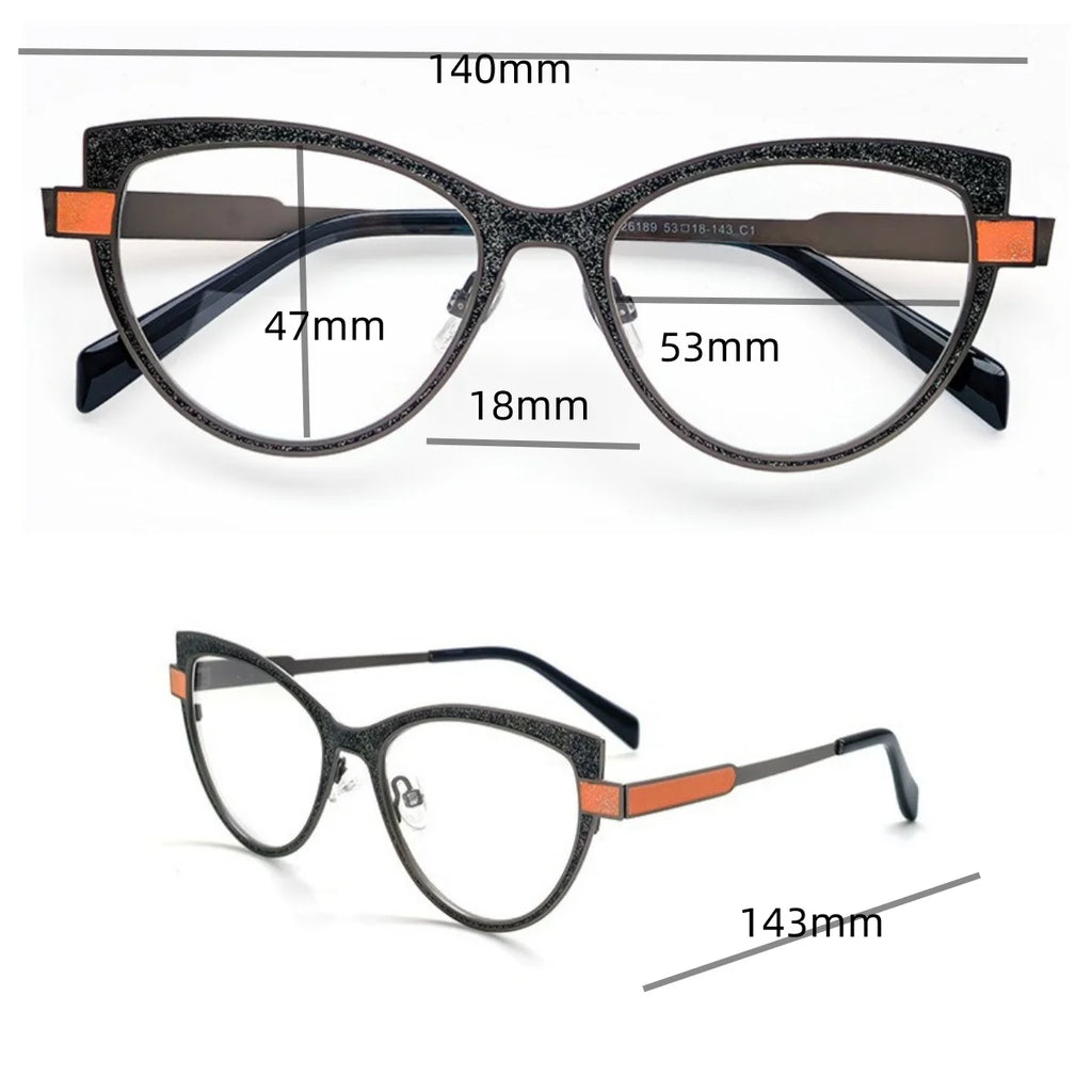 Glasses Frame for Women High Clear Lens Myopia Eyewear Fashion Astigmatism Optical Prescription Eyeglasses Frame