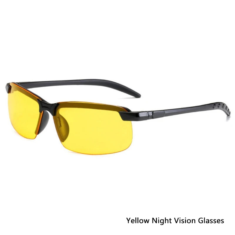 Night Vision Glasses For Women Men Outdoor Sports Oversized Driver Anti-Glare For Night Driving Can With Prescription Glasses