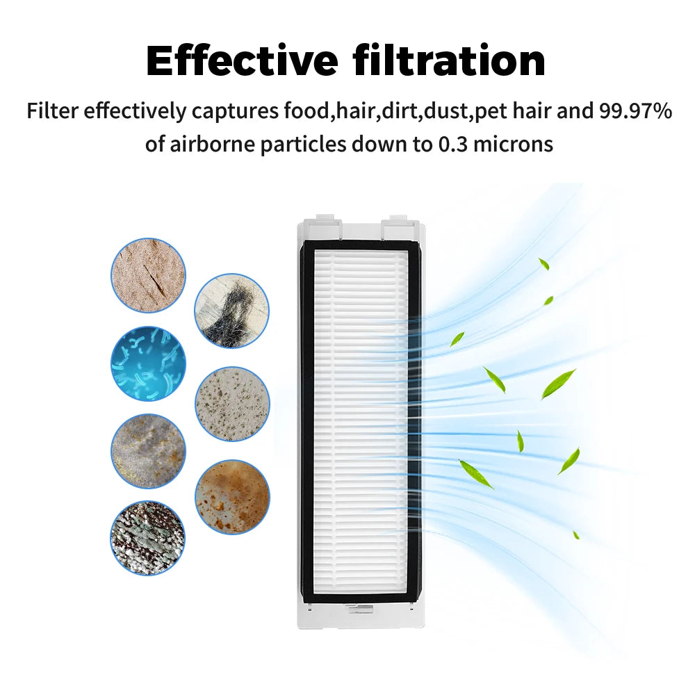 High Efficiency HEPA Filter For Roborock P10 Q Revo Robot Vacuum Cleaner Premium Replacement Spare Parts Filter Accessories