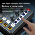 B50B-M8 Sound Card Live Broadcast Audio Interface Podcasting Device Caster With Premium Mic Preamplifier Sound Card Easy To Use