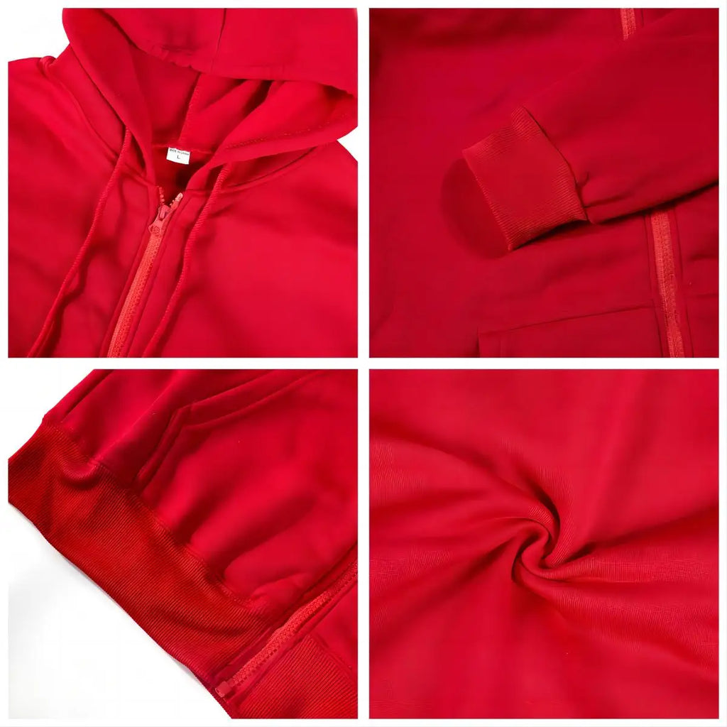 Women Fleece Zip Up Hoodies Running Sports Sweatshirts Fashion Female Classic Casual Zipper Jackets Y2k Hip Hop Streetwear