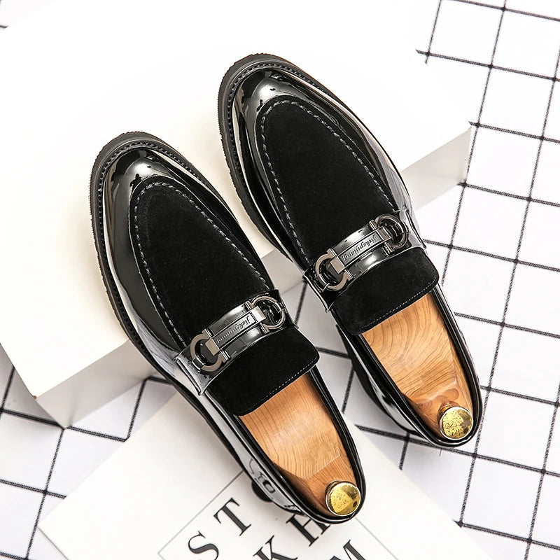 Men's Dress Shoes Trend Office Social Leather Shoes For Men Large Size 48 Casual Business Wedding Formal Shoes Male