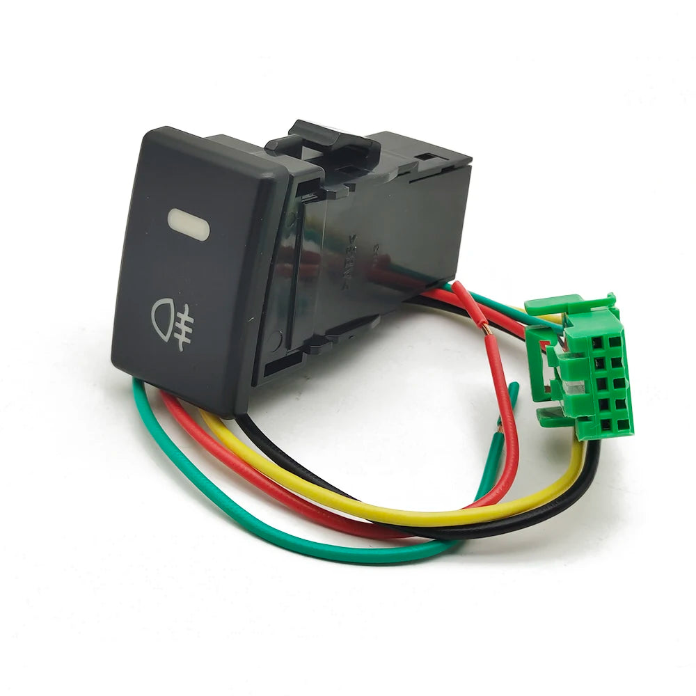 Car LED Spotlight Radar Fuel tank Rearview Steering Wheel Heating Button Switch with Wire for ISUZU MU-X D-MAX SPARK CROSS