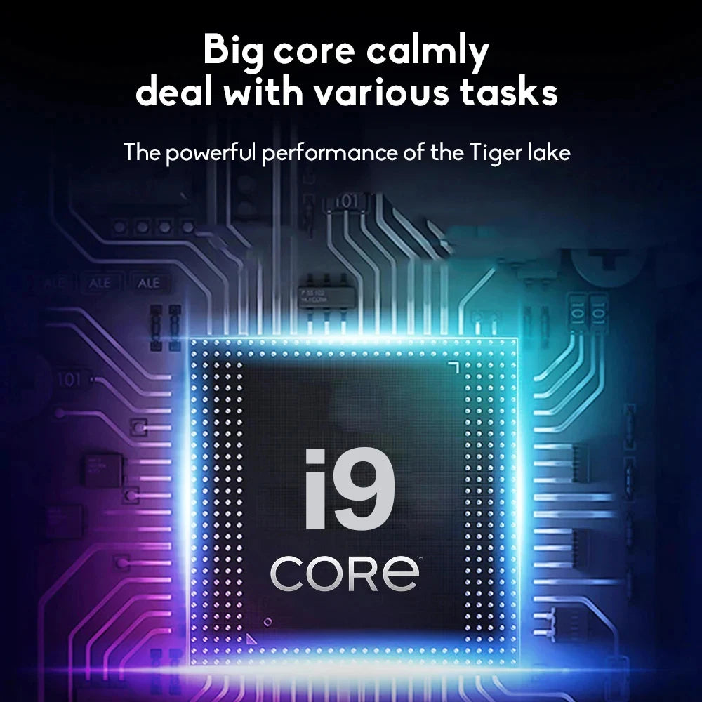 2026 New 14.1" Ultra Slim Laptop 16GB RAM 1/2TB SSD Windows 11 Pro Core i9-10980HK Notebook HD Games Office Study Computer