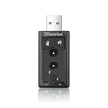 USB Sound Card External Mini Sound Card USB to 3.5mm Interface Stereo Audio Adapter for Win 7 8 Android Speaker Laptop Headset