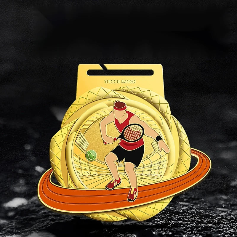 Customized MEDALS for marathon games, gold MEDALS for basketball, football, volleyball, tennis and badminton