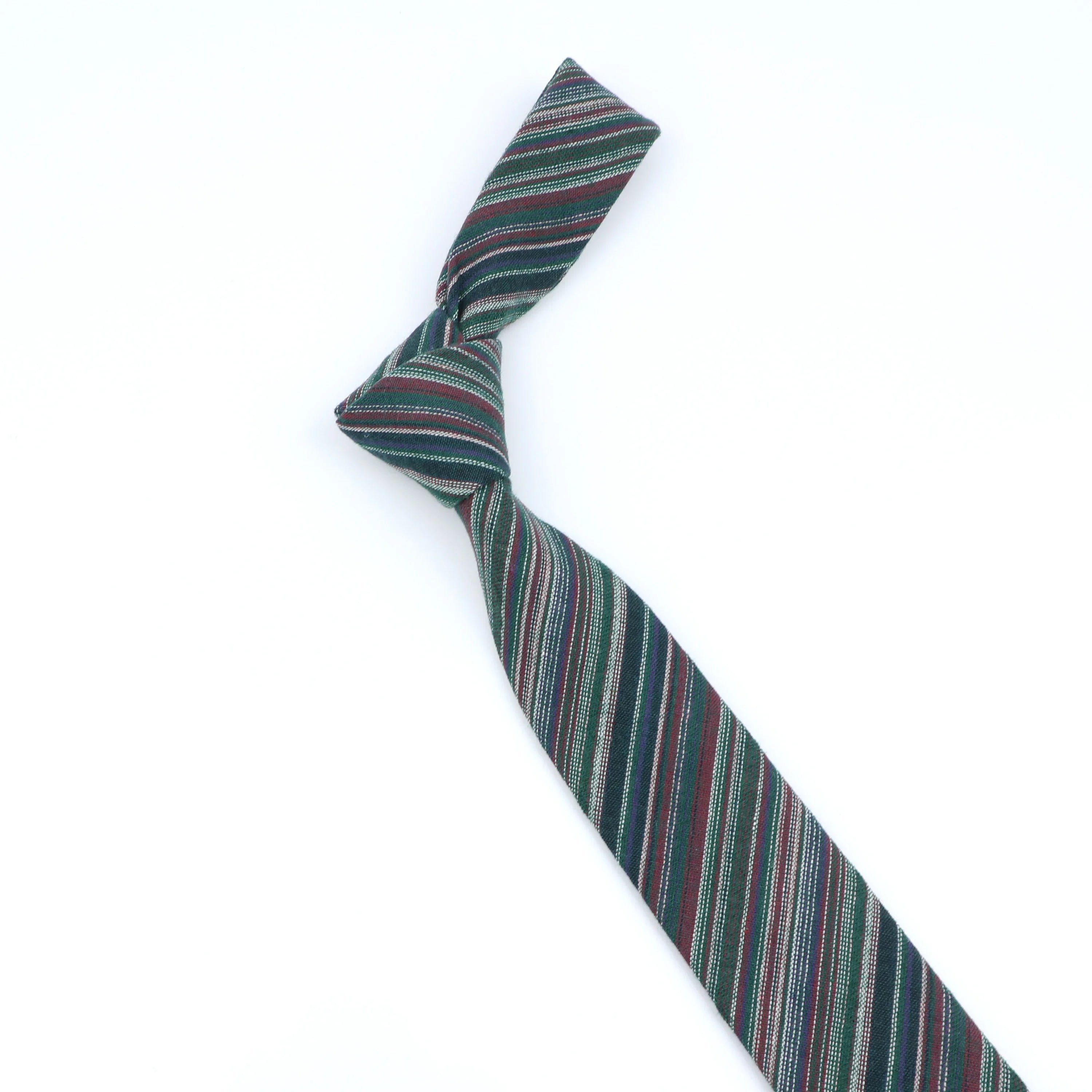 Classic Fashion Tie Men's Striped Necktie Formal Wear Business Suit Cotton Ties Male Female Skinny Slim Colourful Cravat Gifts