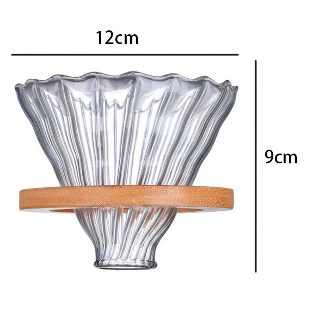 Coffee Carafe 300/500/700ml Coffee Clear Glass Kettle Sharing Pot with Lids Coffee Espresso Maker Accessories