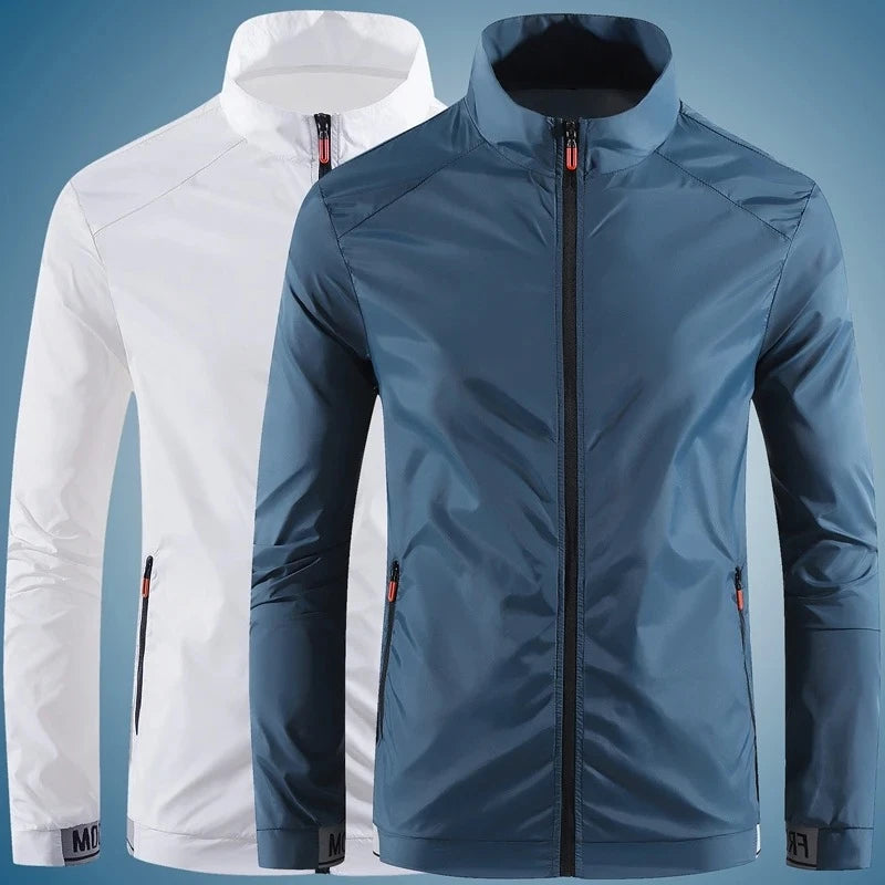 Summer Thin Sunscreen Coats Men's Breathable Sports Waterproof Jacket Men UV Protection Jackets Outdoor Fishing Skin Clothing